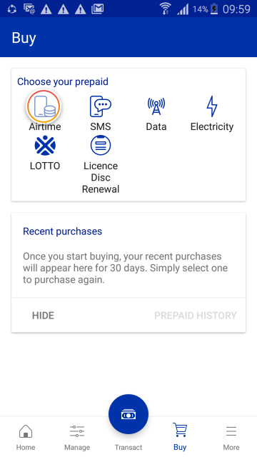 buy - prepaid airtime